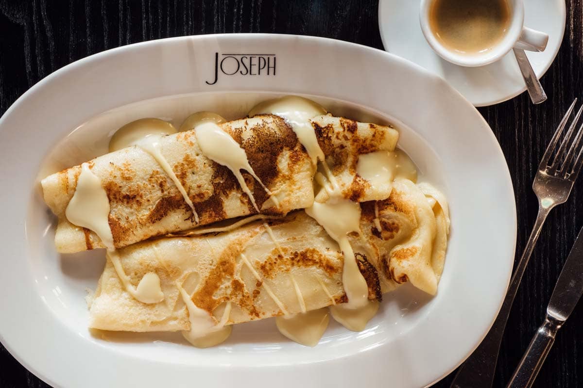 Joseph Pfannkuchen mit Vaniliesose